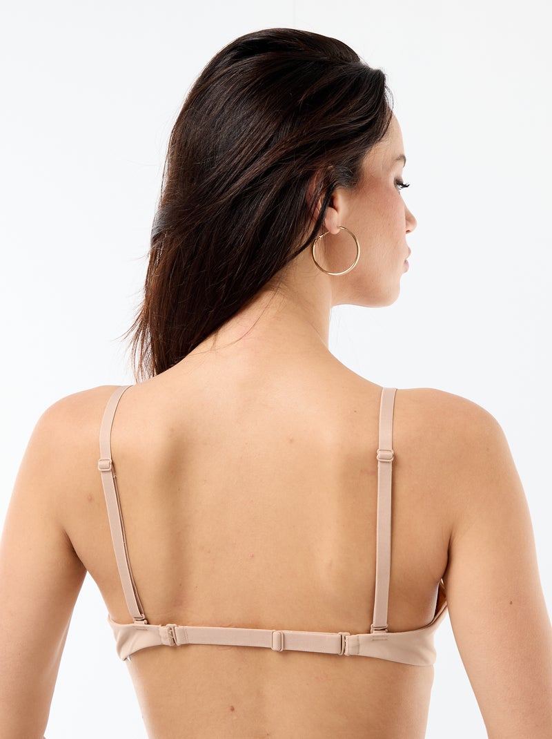 Microvezel beha met multi-positiebandjes Rose - Kiabi