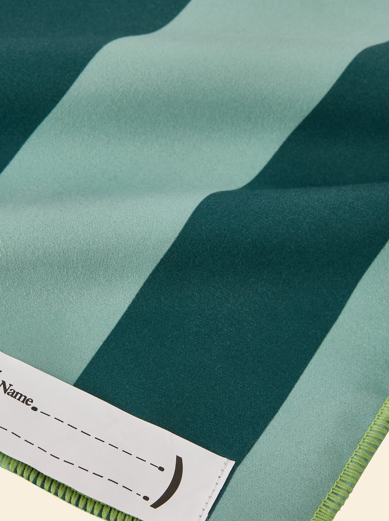Microvezel handdoek voor sport (ekstract) Groen - Kiabi
