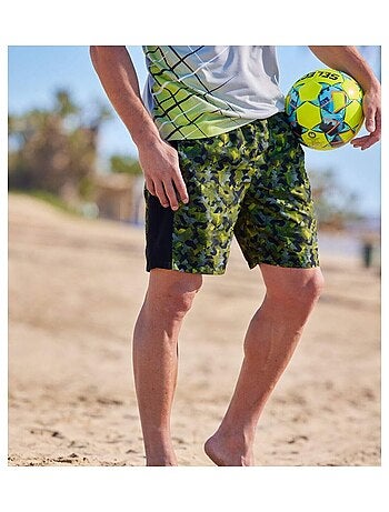 Microvezel short met print - ATLAS FOR MEN