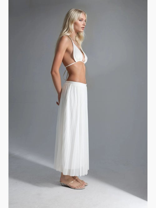 Mid-waist tule maxi-rok busem - Kiabi