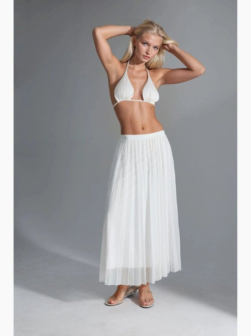 Mid-waist tule maxi-rok busem - Kiabi