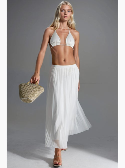 Mid-waist tule maxi-rok busem - Kiabi