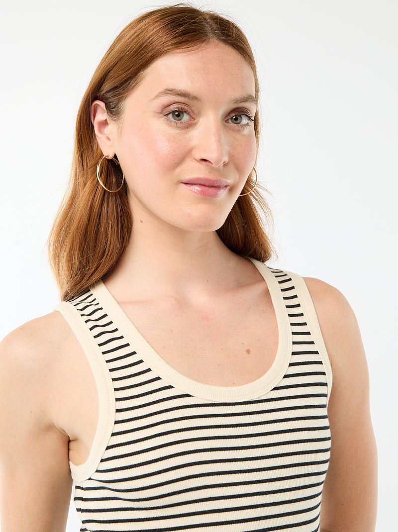 Midi jurk in hemdmodel Wit - Kiabi