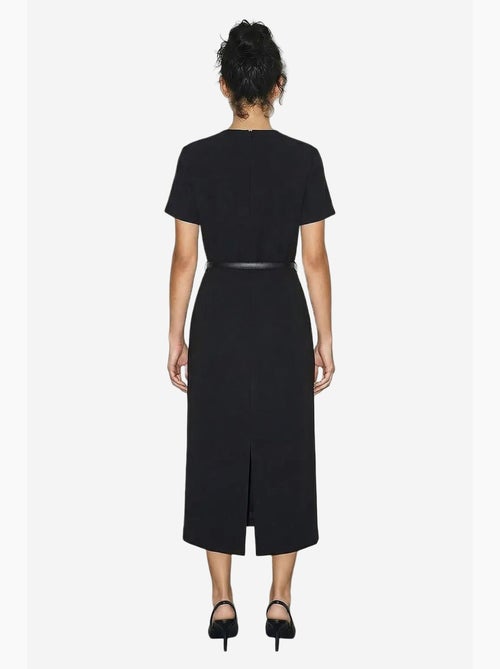 Midi-jurk met ceintuur en ronde hals lucci - Kiabi Midi-jurk met ceintuur en ronde hals lucci - Kiabi
