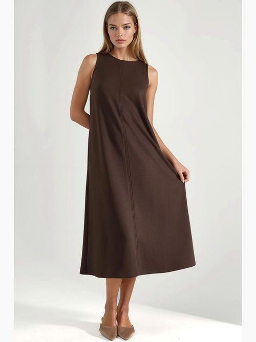 Midi-jurk met modal touch in relaxed fit met zakken hiccup - Kiabi Midi-jurk met modal touch in relaxed fit met zakken hiccup - Kiabi