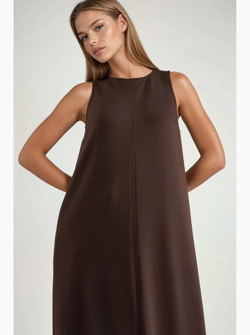 Midi-jurk met modal touch in relaxed fit met zakken hiccup - Kiabi Midi-jurk met modal touch in relaxed fit met zakken hiccup - Kiabi