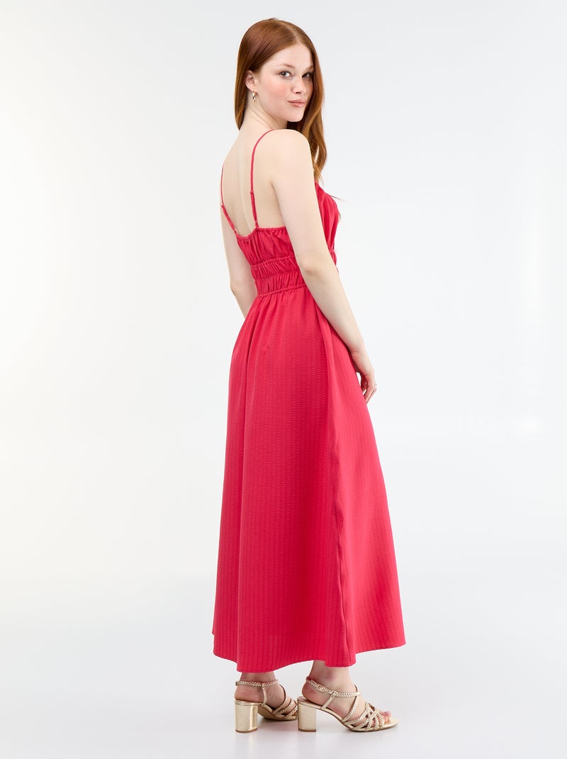 Midi-jurk met smock Rose - Kiabi