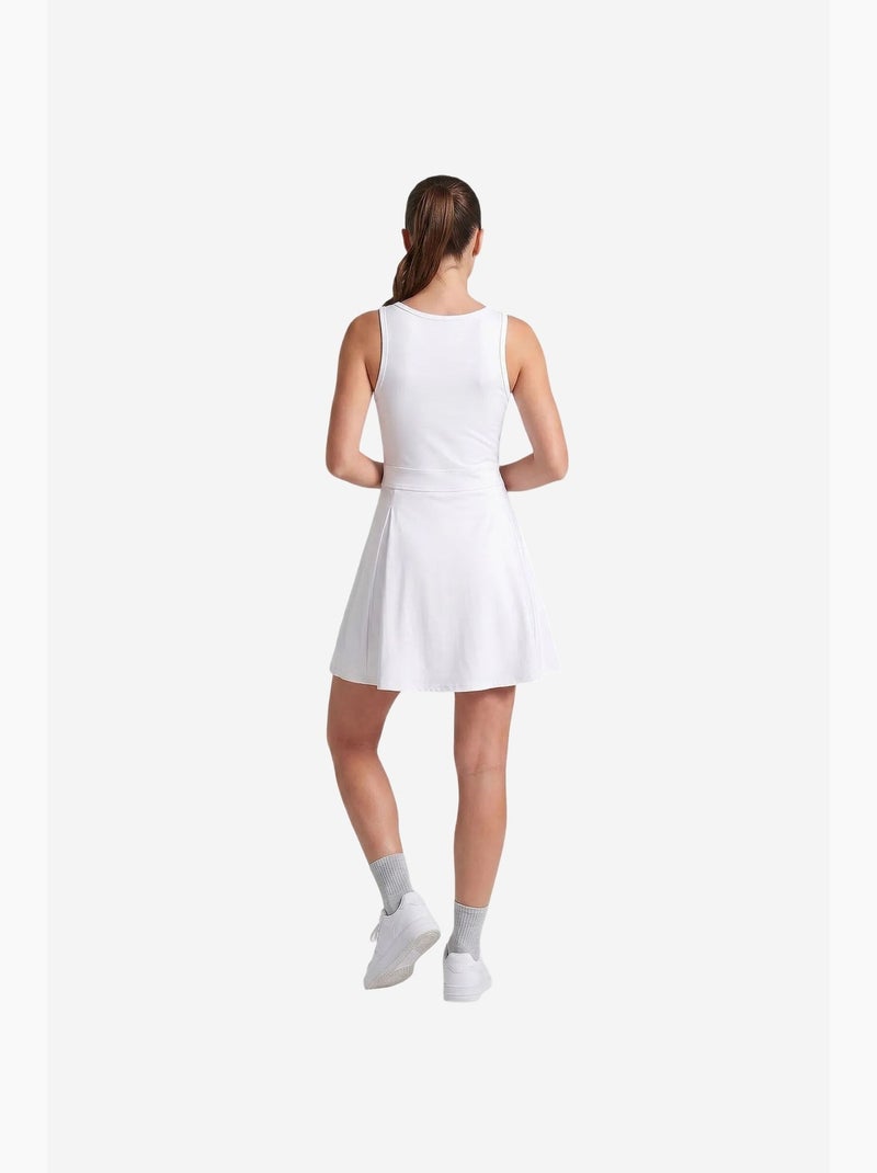 Midi-jurk voor dames tommy Wit - Kiabi