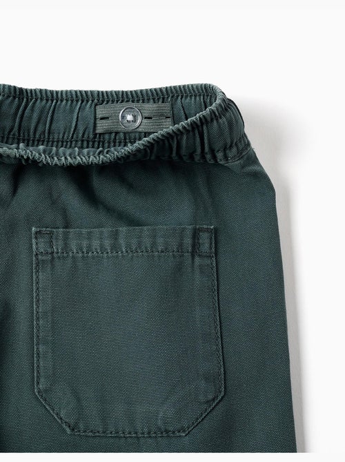 Midi katoenen cargoshort met trekkoord - Kiabi Midi katoenen cargoshort met trekkoord - Kiabi