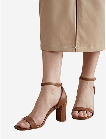 Midi kokerrok met hoge taille en split my fashion