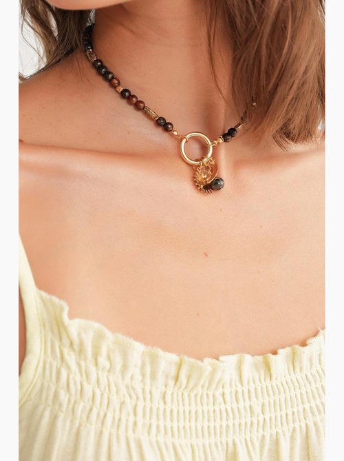 Midi mousseline jurk met ruchesdetail mixray - Kiabi Midi mousseline jurk met ruchesdetail mixray - Kiabi