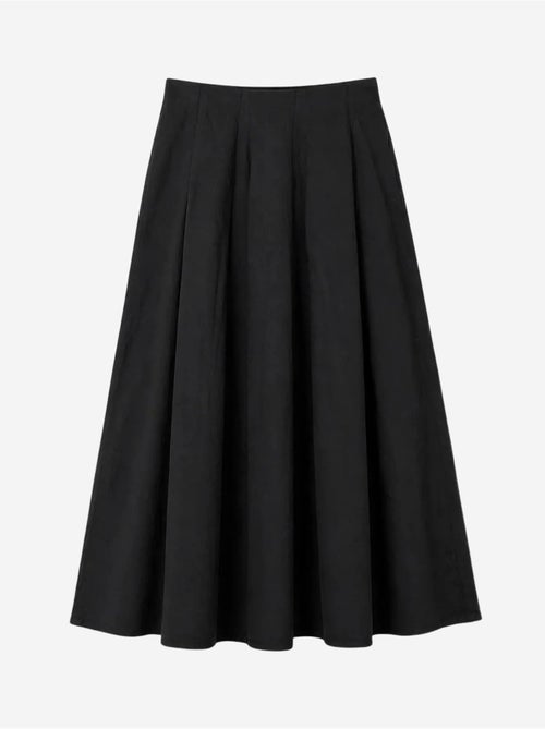 Midi-rok met hoge taille in a-lijn mixray - Kiabi Midi-rok met hoge taille in a-lijn mixray - Kiabi