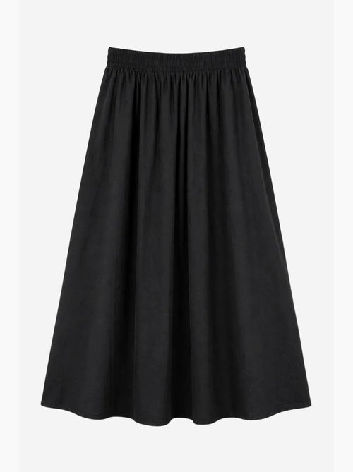 Midi-rok met hoge taille in a-lijn mixray - Kiabi Midi-rok met hoge taille in a-lijn mixray - Kiabi