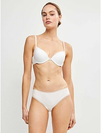 Midi-slip met plumetti band