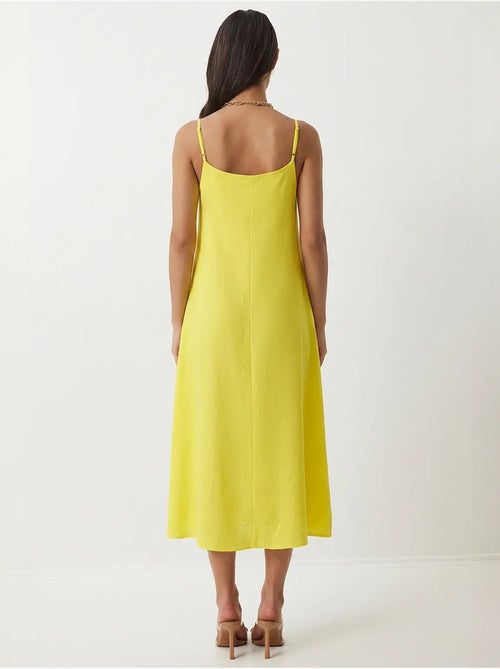 Midi slipdress van katoenen popeline istanbul - Kiabi Midi slipdress van katoenen popeline istanbul - Kiabi