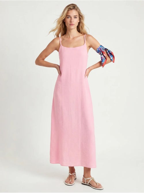 Midi slipdress van katoenen popeline istanbul - Kiabi Midi slipdress van katoenen popeline istanbul - Kiabi