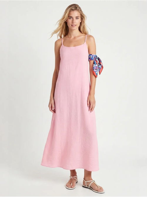 Midi slipdress van katoenen popeline istanbul - Kiabi Midi slipdress van katoenen popeline istanbul - Kiabi