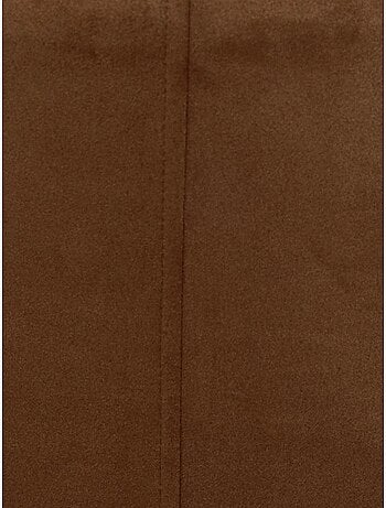 Midi suède rok met split