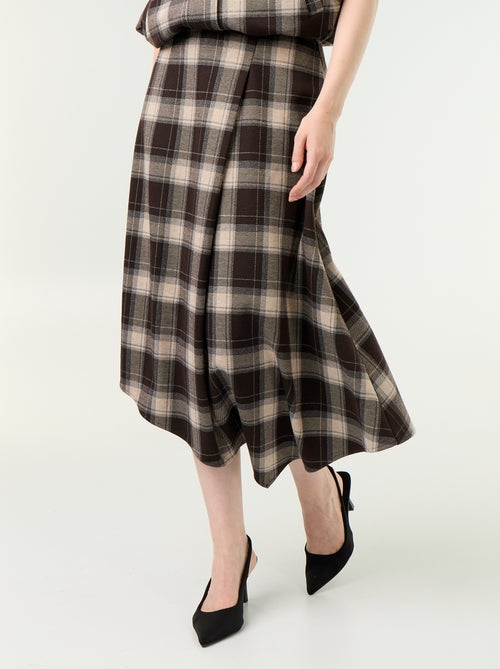 Midirok met ruitmotief - Kiabi Midirok met ruitmotief - Kiabi