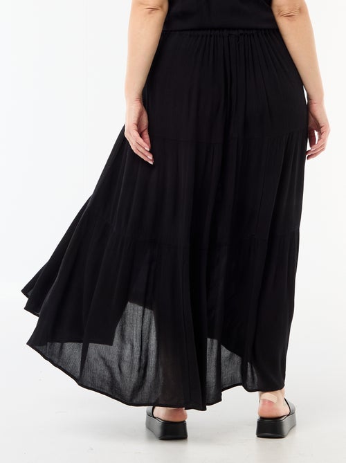 Midirok van crêpestof - Kiabi