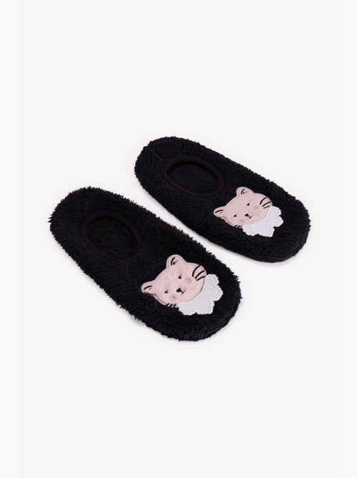 Midnight mood pantoffelsokken met kattenprint penti - Kiabi Midnight mood pantoffelsokken met kattenprint penti - Kiabi