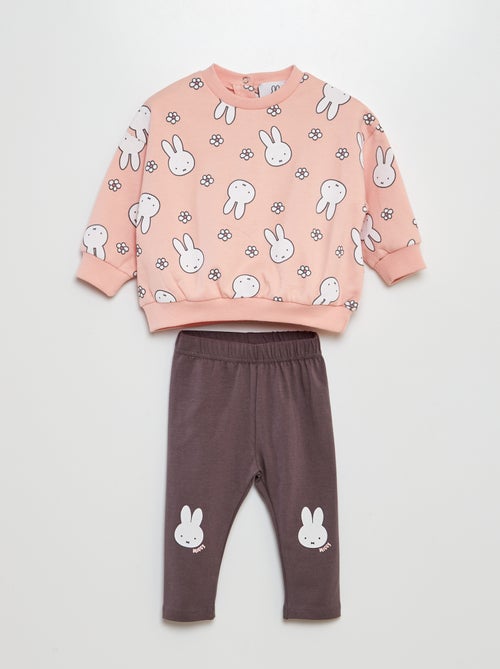 'Miffy'-setje - Sweater + legging - 2-delig - Kiabi