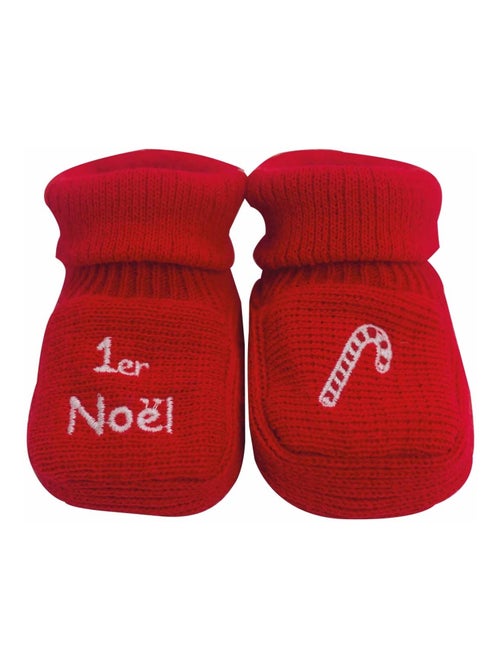 "Mijn eerste kerst"-slofjes - Kiabi