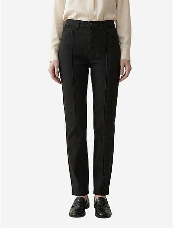 Mijn mode high waist straight leg denim broek met zakken my fashion