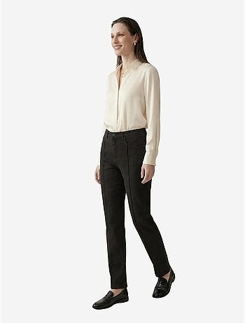 Mijn mode high waist straight leg denim broek met zakken my fashion