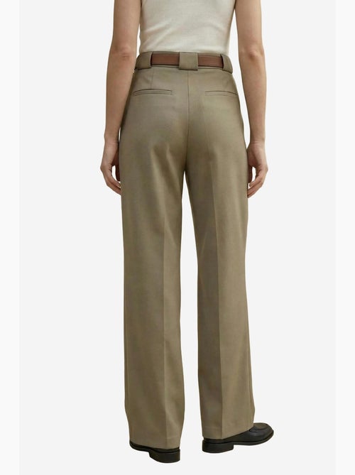 Mijn mode hoge taille geplooide wijde pijpen broek my fashion - Kiabi Mijn mode hoge taille geplooide wijde pijpen broek my fashion - Kiabi
