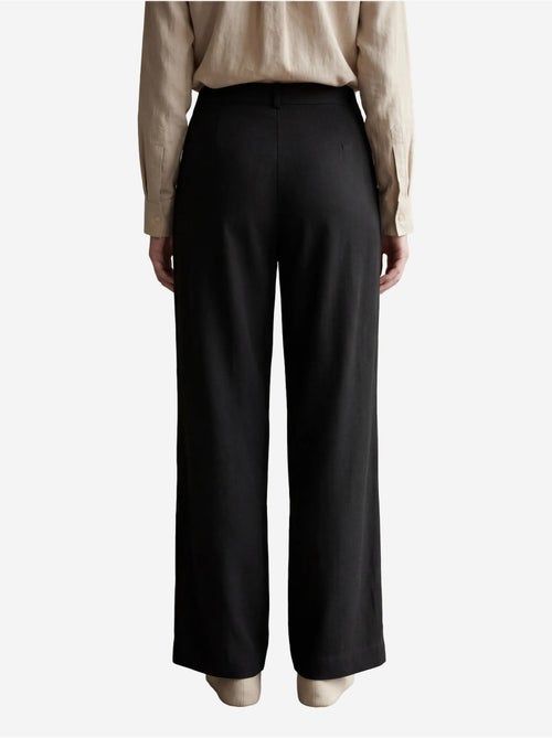 Mijn mode hoge taille geplooide wijde pijpen broek my fashion - Kiabi Mijn mode hoge taille geplooide wijde pijpen broek my fashion - Kiabi