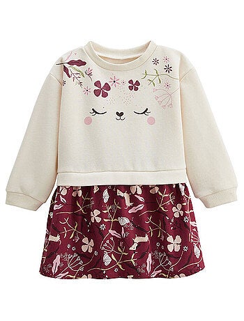 Mila fleece jurk voor kinderen