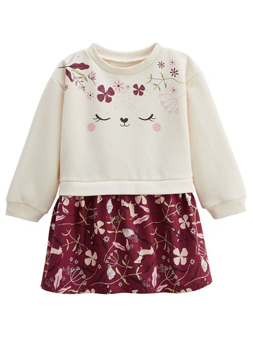 Mila fleece jurk voor kinderen - Kiabi Mila fleece jurk voor kinderen - Kiabi