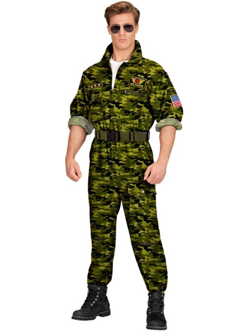 Militair piloten camouflagekostuum Multicolor - Kiabi