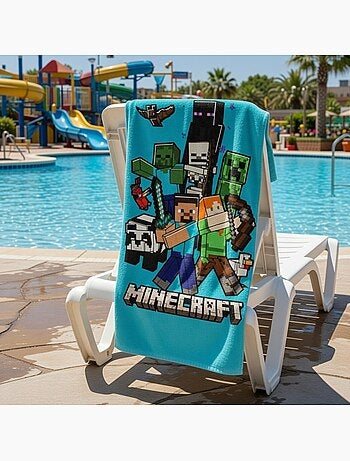 Minecraft - Polyester handdoek jongen
