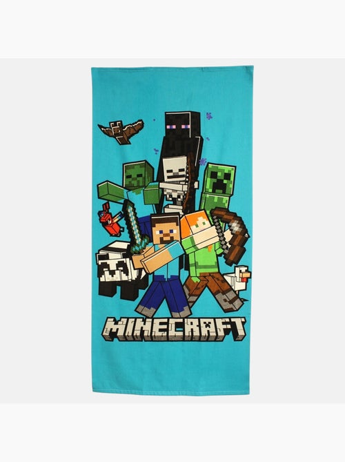 Minecraft - Polyester handdoek  jongen - Kiabi