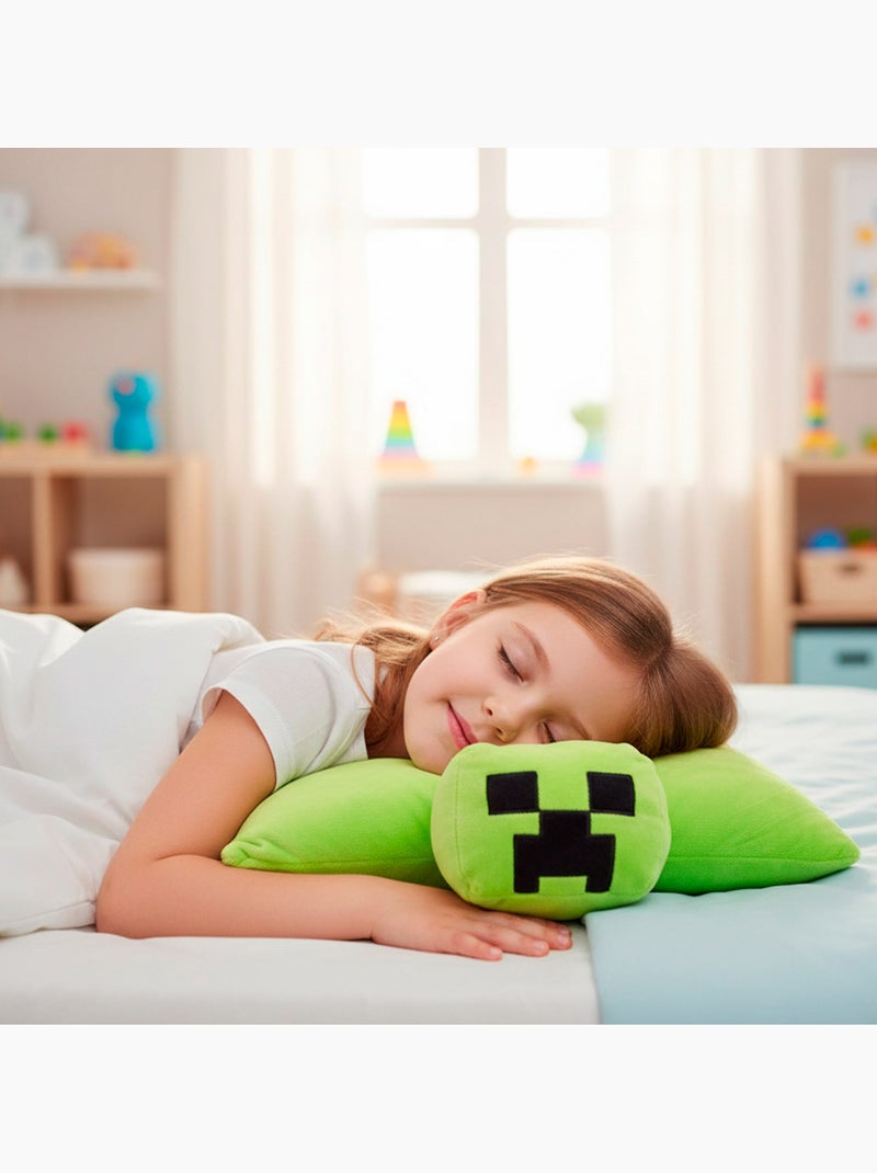 Minecraft 2-in-1 zacht en fluweelachtig pluche speelgoed Groen - Kiabi