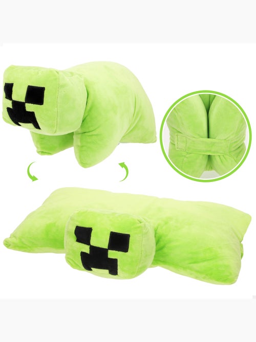 Minecraft 2-in-1 zacht en fluweelachtig pluche speelgoed - Kiabi