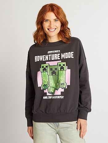 'Minecraft'-sweater van joggingstof
