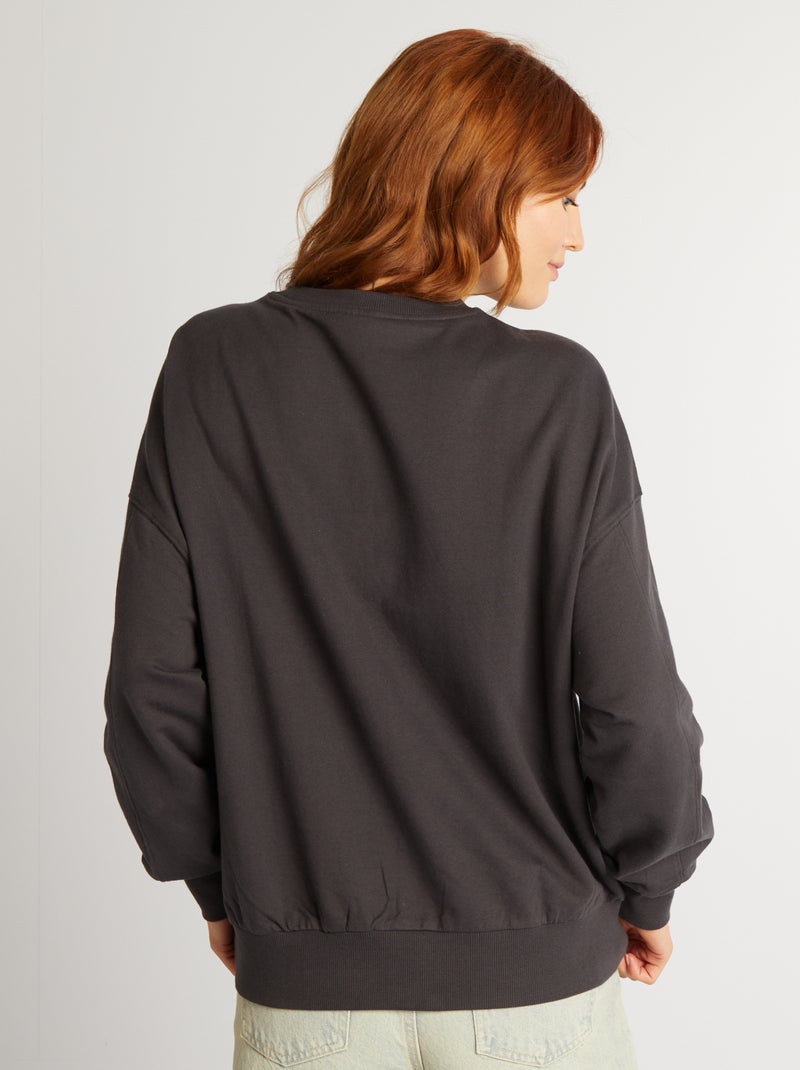 'Minecraft'-sweater van joggingstof ZWART - Kiabi