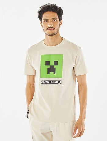 Minecraft-T-shirt met korte mouw