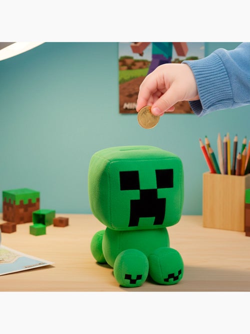 Minecraft tirelire en peluche pour enfants 20 cm - Kiabi