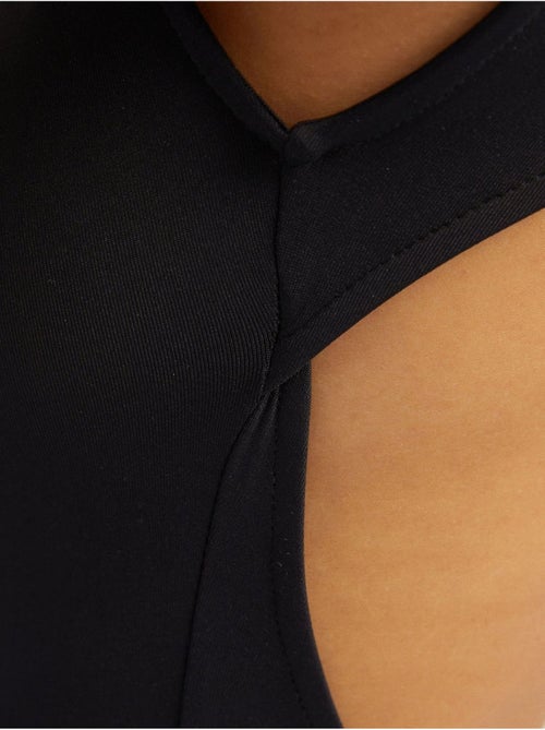 Mini bodyconjurk met ronde hals, kapmouwen en uitsparing op de rug hiccup - Kiabi Mini bodyconjurk met ronde hals, kapmouwen en uitsparing op de rug hiccup - Kiabi