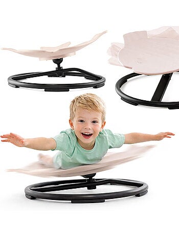 Mini carrousel enfant siege sensoriel rotatif poisson mamabrum, charge 80kg