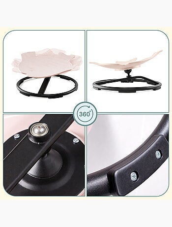 Mini carrousel enfant siege sensoriel rotatif poisson mamabrum, charge 80kg