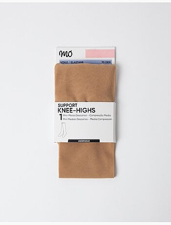 Mini-chaussettes reposent basse compression 70den, mo fashion