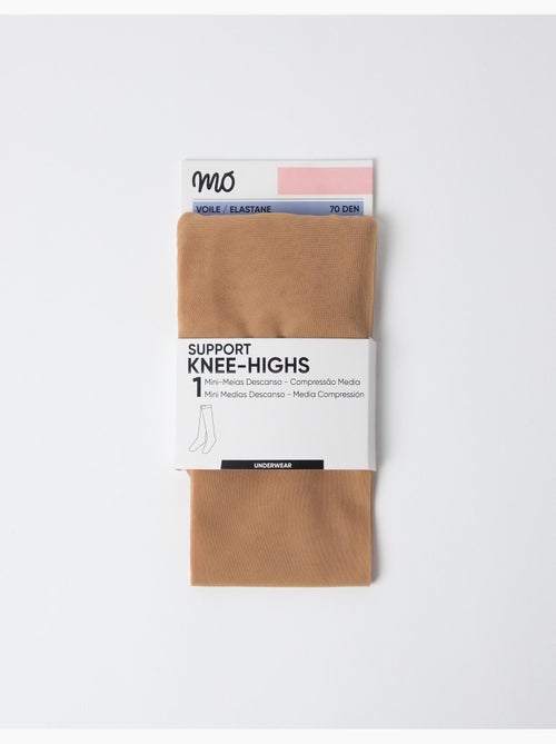 Mini-chaussettes reposent basse compression 70den, mo fashion - Kiabi
