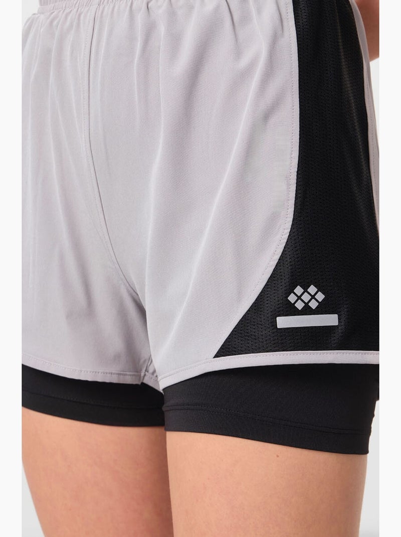 Mini damesshort om in te stappen tommy Lichtgrijs - Kiabi