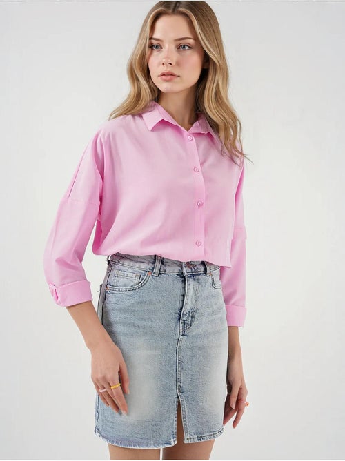 Mini denim rok bdart - Kiabi