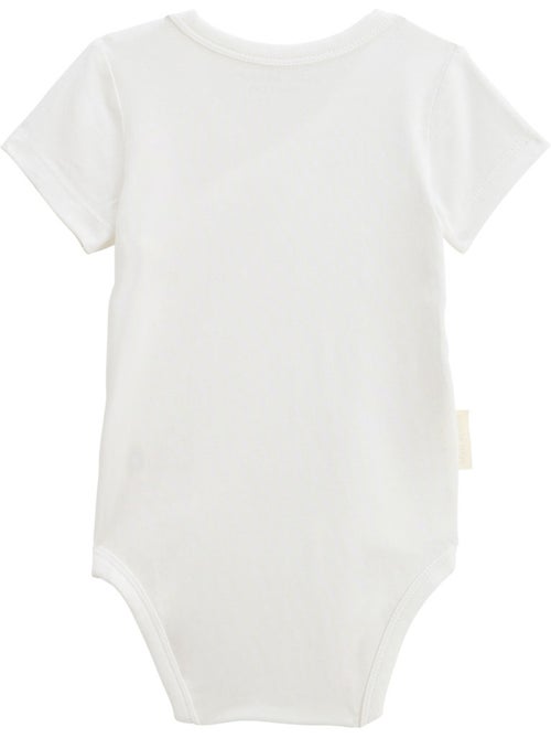 Mini dream 3-pack babyrompertjes met korte mouwen en overslagopening - Kiabi Mini dream 3-pack babyrompertjes met korte mouwen en overslagopening - Kiabi